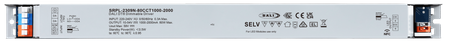 Zasilacz LED 80W NFC stałoprądowy DALI DT8 Metalowy SRPL-2309N-80CCT1000-2000 Sunricher
