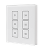 Panel dotykowy włącznika ściennego DALI z 6 przyciskami SR-2422T6-DIM-G1-S6 Sunricher