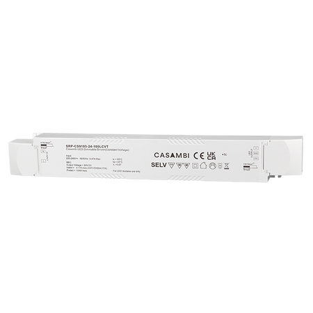 Zasilacz LED Casambi 100W 24VDC, 2 kanały, napięcie stałe, ściemnialny SRP-CS9105-24-100LCVT Sunricher