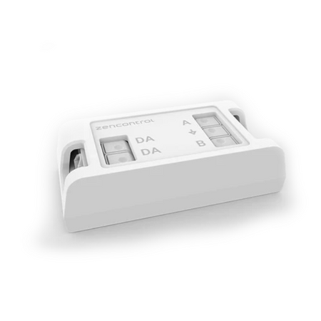 Uniwersalny switch input DALI-2 2 wejścia/wyjścia coupler zc-switch zencontrol