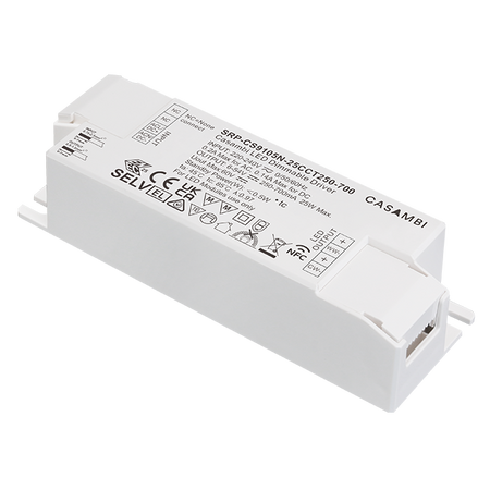Zasilacz LED Casambi 25W 2CH z funkcją NFC (prąd stały) SRP-CS9105N-25CCT250-700 Sunricher