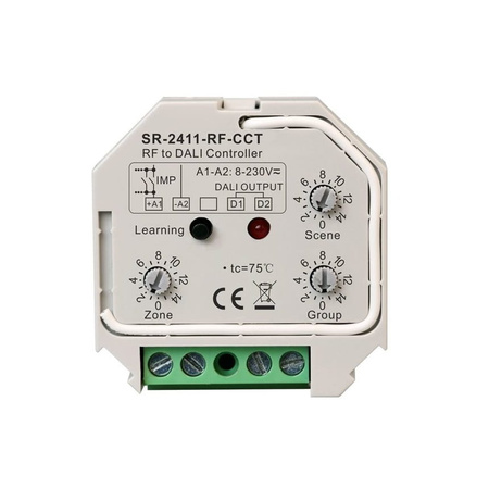 Bramka RF do grupy DALI DT8 CCT SR-2411-RF-CCT Sunricher