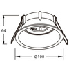 HOLLOW DEEP Downlight CASAMBI Biały - barwa swiatla 3000K ciepla