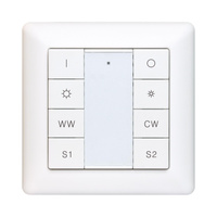 SUNRICHER dwukolorowy panel przyciskowy DALI DT8 do sterowania grupami i scenami SR-2422K8-CCT-G1-S2 (DT8)