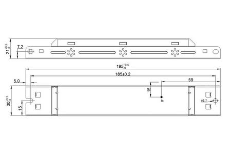 Zasilacz LED DALI stałoprądowy 37W 75-400mA 54-240V Lifud LF-FSD037YA