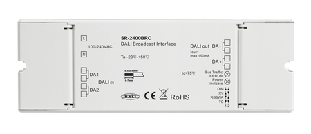 Repeater DALI - wzmacniacz  broadcast SR-2400BRC-DIM Sunricher
