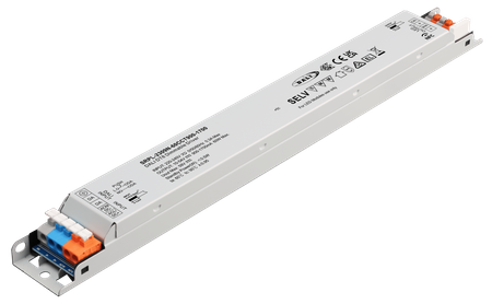 60W NFC Programowalny zasilacz LED DALI DT8 z certyfikatem o długiej metalowej obudowie (prąd stały) SRPL-2309N-60CCT900-1700 Sunricher