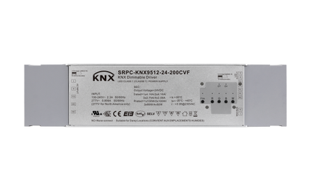 Sterownik LED KNX SRPC-KNX9512-24-200CVF – 4 kanały 24VDC, 200W