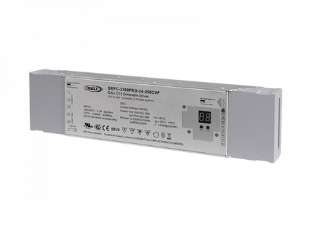 200W 4 kanały 24VDC DALI DT8 LED Stały Napięciowy Sterownik z 4 Interfejsami Przyciemniania w 1 SRPC-2309PRO-24-200CVF Sunricher