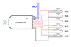 Switch input coupler DALI-2 6 wejść zc-switch-6 zencontrol 53597