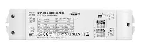 50W Zasilacz LED o Stałym Prądzie DALI DT6 SRP-2305-50CC850-1500 Sunricher