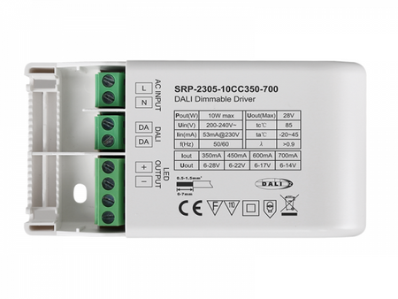 10W Zasilacz LED o Stałym Prądzie DALI DT6 SRP-2305-10CC350-700 Sunricher