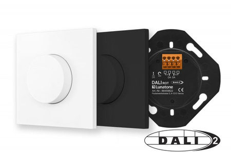 Ściemniacz obrotowy DALI-2 MCU czarny LUNATONE 86459822-D2+86459822-Z05