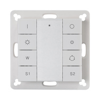 SUNRICHER przyciskowy panel DALI DT8 RGBW do sterowania grupami i scenami SR-2422K8-RGBW-G1-S2 (DT8)