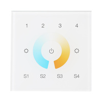 SUNRICHER – dotykowy sterownik DALI DT8 dwukolorowy, wielogrupowy (Multi Groups) SR-2300TR-G4-CCT-EU(DT8)-AC