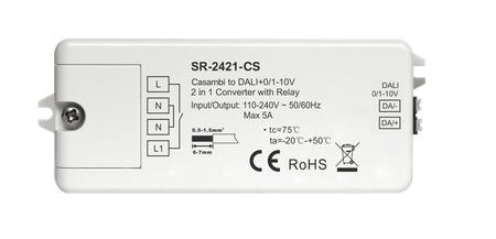 Konwerter Casambi na DALI / 0-10V Sunricher SR-2421-CS