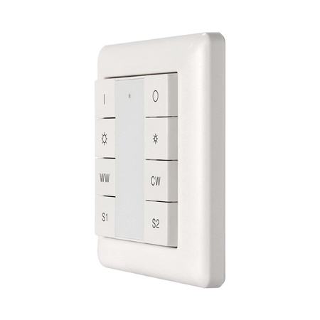 SUNRICHER dwukolorowy panel przyciskowy DALI DT8 do sterowania grupami i scenami SR-2422K8-CCT-G1-S2 (DT8)