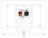 Wyświetlacz DALI-2 biały Panel dotykowy i kontroler LUNATONE 86456840-W