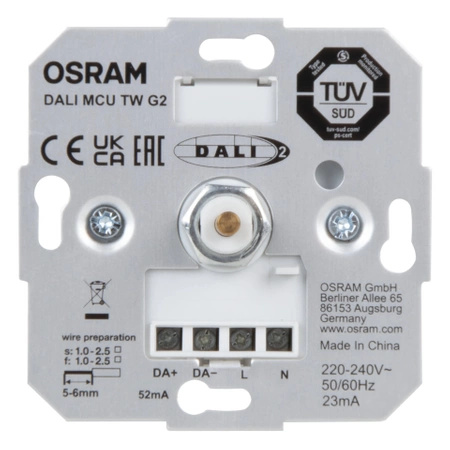 Ściemniacz DALI MCU OSRAM TW G2 Osram DALI MCU TW G2