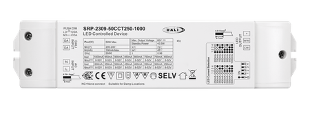 Zasilacz LED 250mA-1A 50W  DALI CCT SRP-2309-50CCT250-1000 Unilight