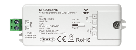 NFC programowalny ściemniacz DALI DALI-2 1CH SR-2303NS Sunricher