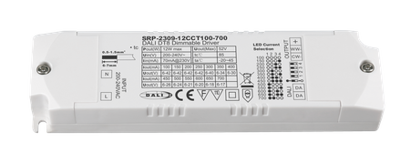 12W Zasilacz LED o Stałym Prądzie DALI DT8 SRP-2309-12CCT100-700 Sunricher