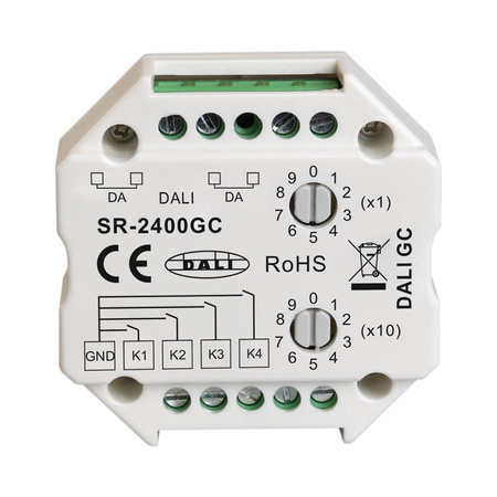 Moduł DALI SUNRICHER z przyciskiem monostabilnym SR-2400GC