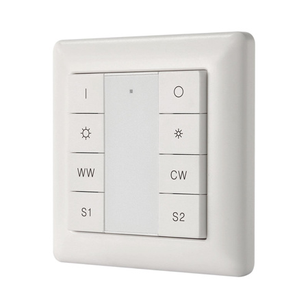 SUNRICHER dwukolorowy panel przyciskowy DALI DT8 do sterowania grupami i scenami SR-2422K8-CCT-G1-S2 (DT8)