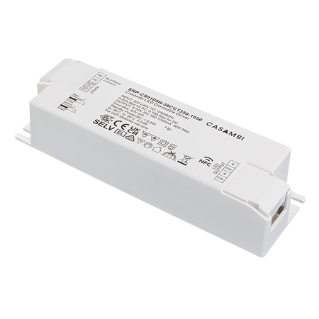 Zasilacz LED Casambi  36W 2CH z funkcją NFC (prąd stały) SRP-CS9105N-36CCT350-1050 Sunricher