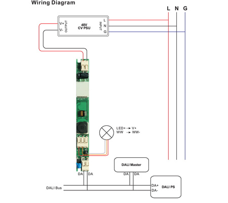 Zasilacz Dali 48v do Stucchi multisystem adaptor SRP-2305-MT-48CC Unilight