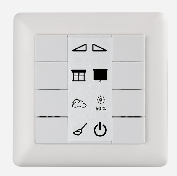 Bialy Panel naścienny DALI-2 8 klawiszy SR-2422K8-DA2 Sunricher