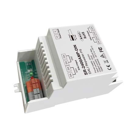 SUNRICHER Zasilacz DALI z repeaterem na szynę DIN SR-2400AMP-DIN