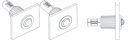 Plug-in multisensor  nano DALI-2 5m Zencontrol zc-pir-nano+
