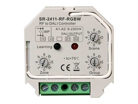 Bramka RF / DALI RGBW(RGB) DT8 Sunricher SR-2411-RF-RGBW