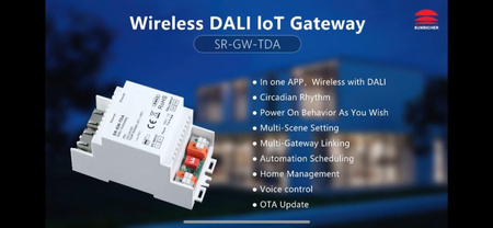 Kontroler sterownik DALI ethernet IP Tuya SR-GW-TDA Sunricher