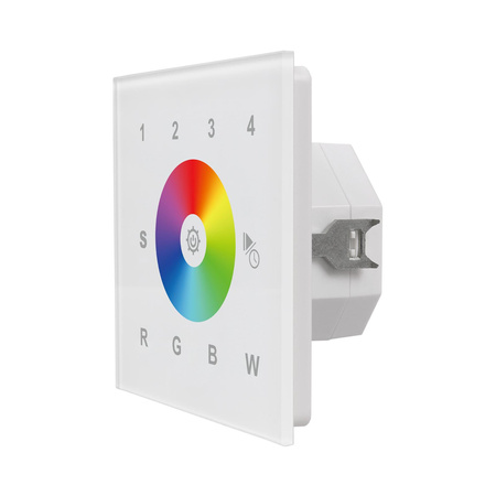 SUNRICHER – dotykowy sterownik RGBW DALI DT6/DT8, wielogrupowy (G4) SR-2300TR-G4-RGBW-EU(DT8)-AC