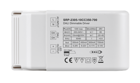 10W Zasilacz LED o Stałym Prądzie DALI DT6 SRP-2305-10CC350-700 Sunricher