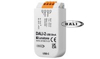 Interfejs DALI-2 USB z zasilaniem 30mA Lunatone 24138215-30