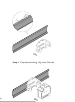 Adapter do montażu modułów i sterowników na szynie DIN