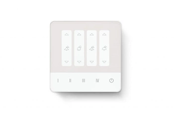 Panel dotykowy LUNATONE szklany  4 grupy  4 sceny DALI-2 24035410-G02A
