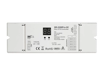 Wielofunkcyjny ściemniacz LED DALI DT8 7 w 1 PRO z 5 kanałami SR-2309PRO-5C Sunricher